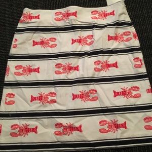 Lobster A-Line skirt